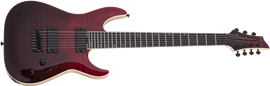 Schecter DIAMOND SERIES SLS Elite C-7 Blood Burst 7-String Electric Guitar  